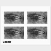 Henry McCarty Billy, het Outlaw Kind van het Oude  Rechthoekige Sticker (Vel)