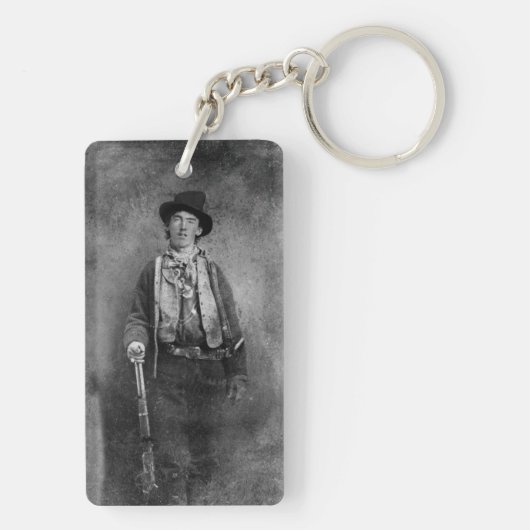 Henry McCarty Billy, het Outlaw Kind van het Oude  Sleutelhanger (achterkant)