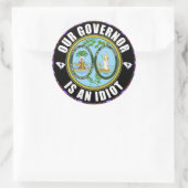 Henry McMaster is een idioot Ronde Sticker (Tas)