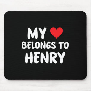 Henry - Mijn hart behoort toe aan Henry - Liefde Muismat