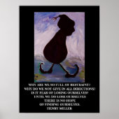 Henry Miller Quote - Poster (Voorkant)