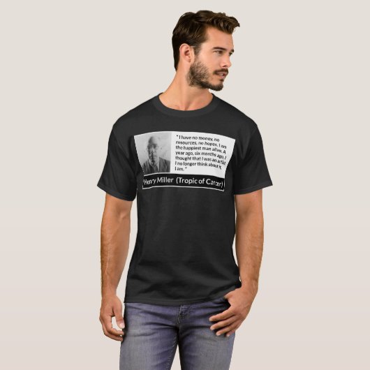 Henry Miller T-shirt (Voorkant volledig)