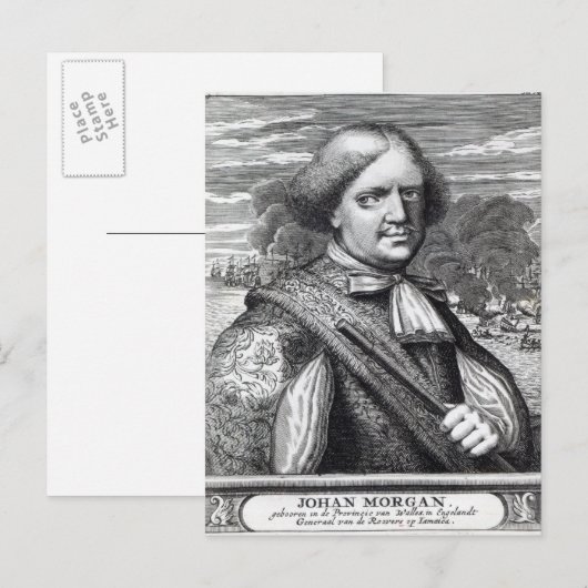 Henry Morgan, 1678 Briefkaart (Voorkant / Achterkant)