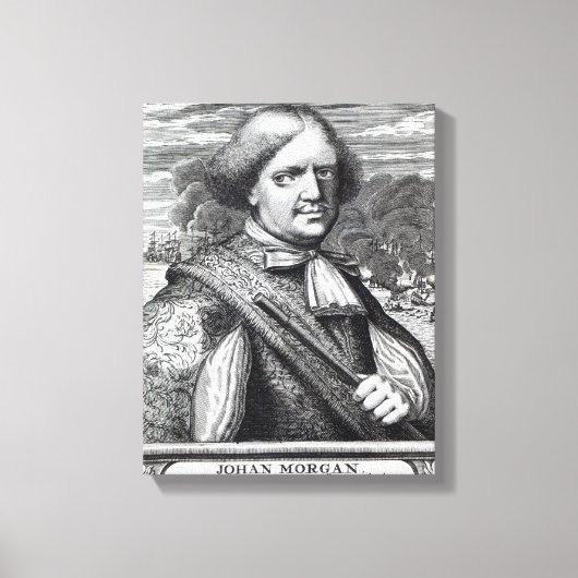 Henry Morgan, 1678 Canvas Afdruk (Voorkant)