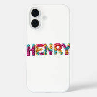 HENRY Naam in Levendig Haakpatroon