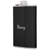 Henry naam typografie Persoonlijk cadeau Heupfles (Links)