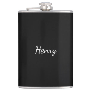 Henry naam typografie Persoonlijk cadeau Heupfles