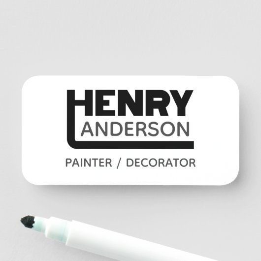 Henry Name Tag (In situ)