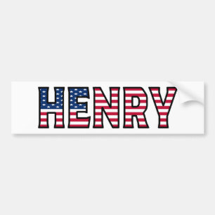 Henry Name Vorname USA Aufkleber Sticker Auto