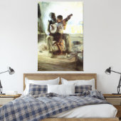 Henry Ossawa Tanner - De Banjo Lesson Canvas Afdruk (Insitu (Slaapkamer))