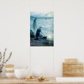 Henry Ossawa Tanner Moses in de Bullrushes Poster (Keuken)