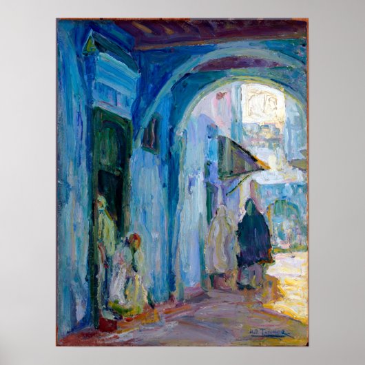 Henry Ossawa Tanner Street in Tangier Poster (Voorkant)