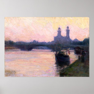 Henry Ossawa Tanner The Seine Poster