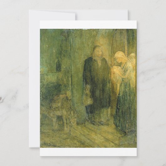 Henry Ossawa Tanner - Vertrek naar Egypte (Bij de Kaart (Voorkant)