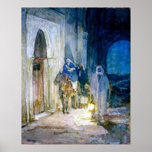 Henry Ossawa Tanner vliegt naar Egypte Poster (Voorkant)
