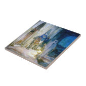 Henry Ossawa Tanner vliegt naar Egypte Tegeltje (Zijkant)