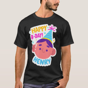 Henry Persoonlijke Happy Birthday Idea T-shirt