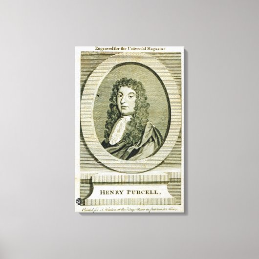 Henry Purcell , Canvas Afdruk (Voorkant)