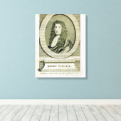 Henry Purcell , Canvas Afdruk (Insitu (Houten vloer))