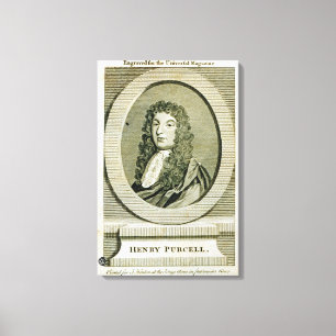 Henry Purcell , Canvas Afdruk