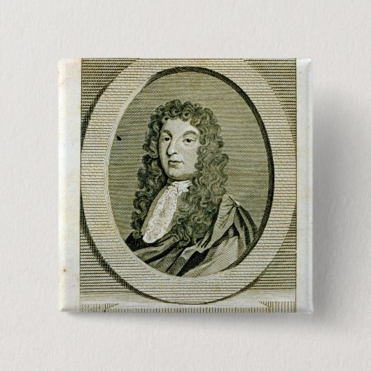 Henry Purcell , Vierkante Button 5,1 Cm (Voorkant)