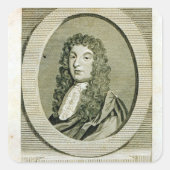 Henry Purcell , Vierkante Sticker (Voorkant)