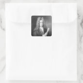 Henry Purcell Vierkante Sticker (Tas)