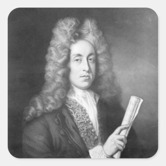 Henry Purcell Vierkante Sticker (Voorkant)