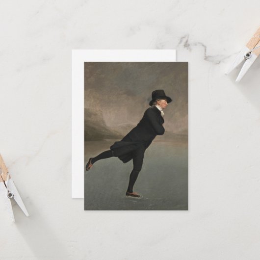 Henry Raeburn - De minister van Huisvesting Kaart (Voorkant / Achterkant in situ)