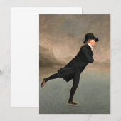 Henry Raeburn - De schaatsende predikant Bedankkaart (Voorkant / Achterkant)