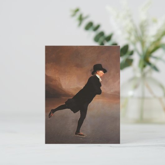 Henry Raeburn- The Skating Minister Briefkaart (Staand voorkant)