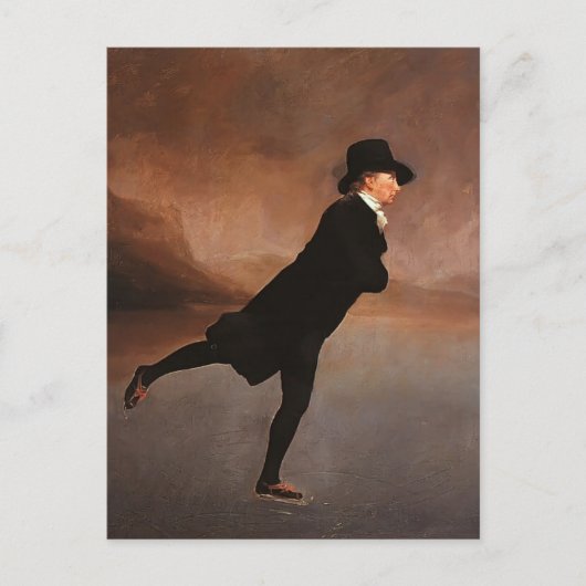Henry Raeburn- The Skating Minister Briefkaart (Voorkant)