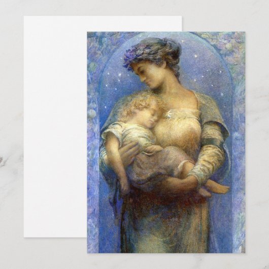 Henry Raymond Thompson: O Heilige Night Feestdagenkaart (Voorkant / Achterkant)