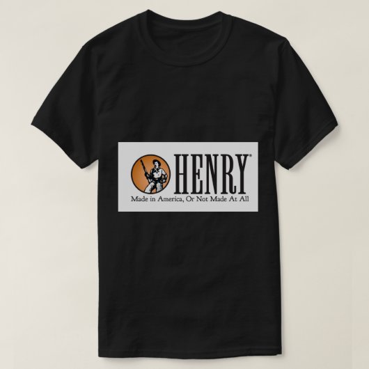 Henry Repeting Arms Logo Sticker T-shirt (Design voorkant)