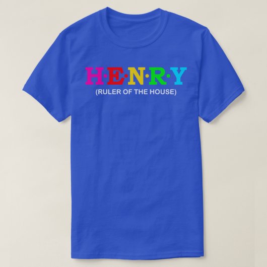 Henry Ruler van het huis T-shirt (Design voorkant)