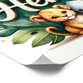 Henry Safari Nursery Wall Art Poster (Hoek)
