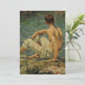 Henry Scott Tuke Gold en Green Kaart (Staand voorkant)