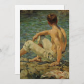 Henry Scott Tuke Gold en Green Kaart (Voorkant / Achterkant)