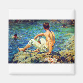Henry Scott Tuke Gold en Green Magneet (Voorkant)