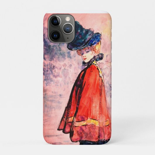 Henry Somm - legant in Red Cape Case-Mate iPhone Case (Achterkant)