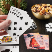 Henry Somm - legant in Red Cape Pokerkaarten (Insitu)