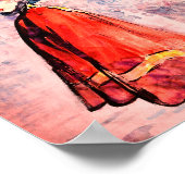 Henry Somm - legant in Red Cape Poster (Hoek)