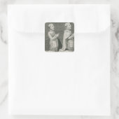 Henry Stuart, Lord Darnley en zijn broer Vierkante Sticker (Tas)
