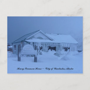 Henry Swanson House in Winter Briefkaart