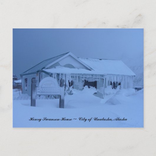 Henry Swanson House in Winter Briefkaart (Voorkant)