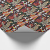 Henry The Aachtste en Zijn Zes Wives Cadeaupapier (Hoek)