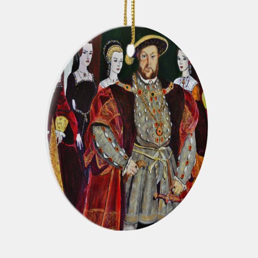Henry The Aachtste en Zijn Zes Wives Keramisch Ornament (Rechts)