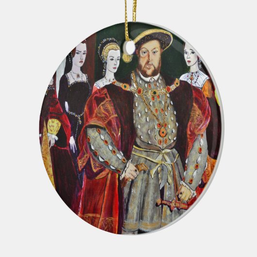 Henry The Aachtste en Zijn Zes Wives Keramisch Ornament (Links)