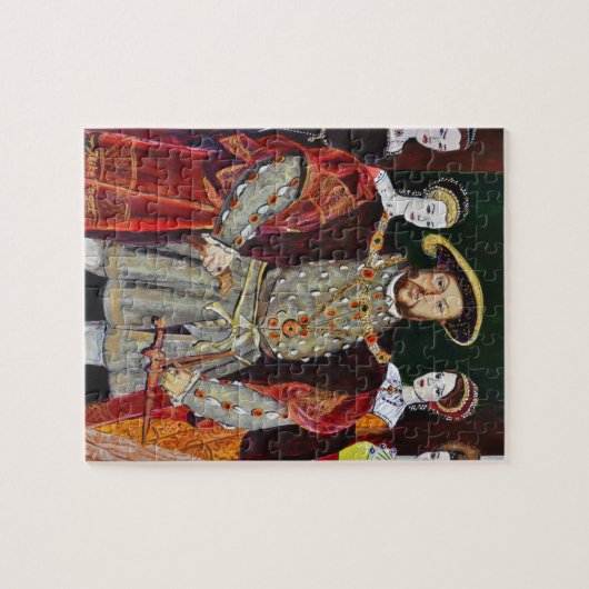 Henry The Aachtste en Zijn Zes Wives Legpuzzel (Horizontaal)