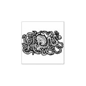 Henry the Happy Octopus Rubber Stamp Rubberstempel (Afrduk)